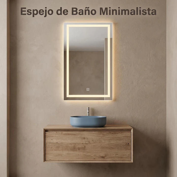 Espejo Led 50X70 Rectagunlar Mod 01 FSIMP 3