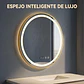 Espejo Luz Led 49X69 C/Marco Ovalado C/Hora y Antiempañante MOD 04 FSIMP - Miniatura 2