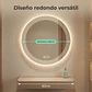 Espejo Luz Led 58X58 Redondo C/Aantiempañante Mod 05 FSIMP - Miniatura 3