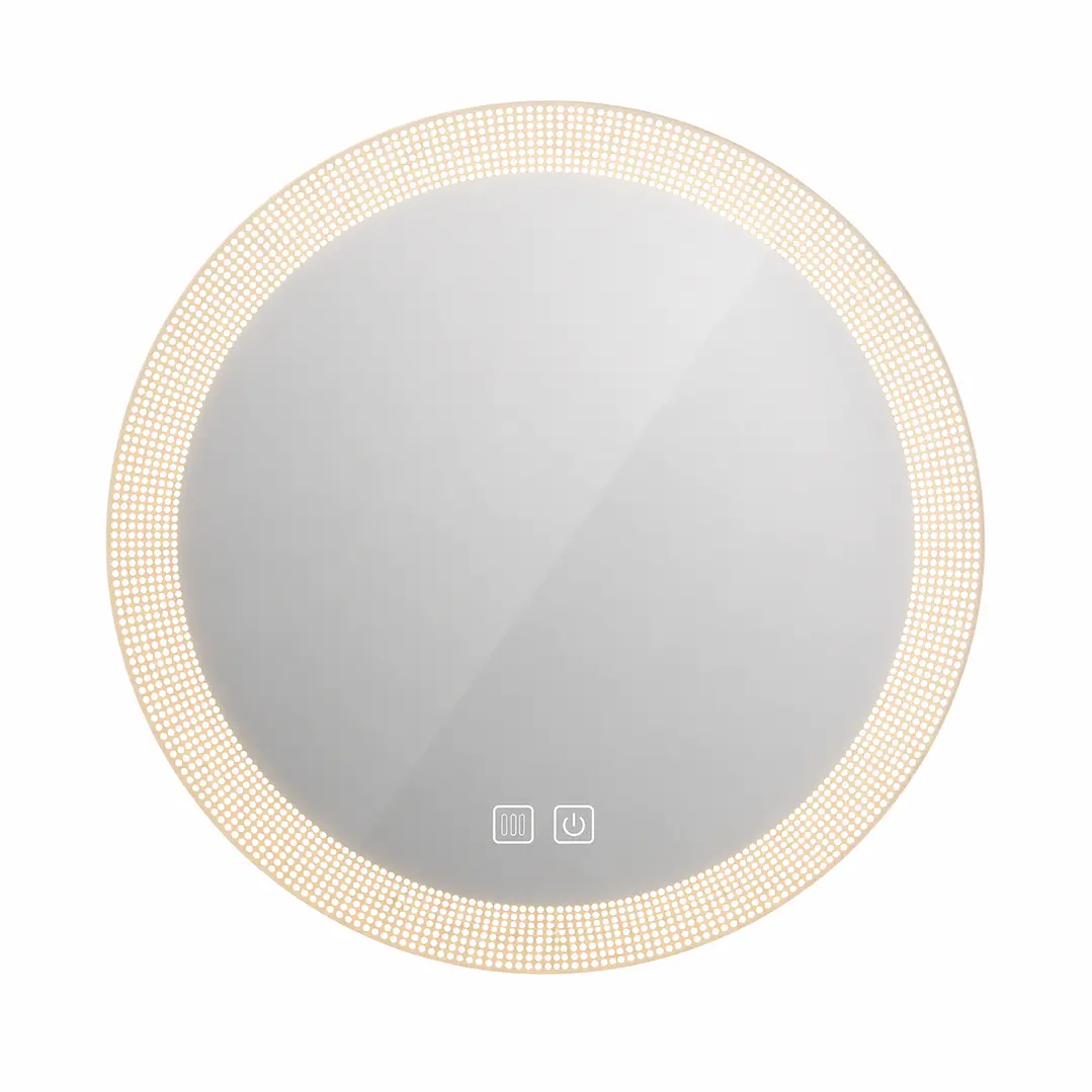 Espejo Luz Led 58X58 Redondo C/Aantiempañante Mod 05 FSIMP 1