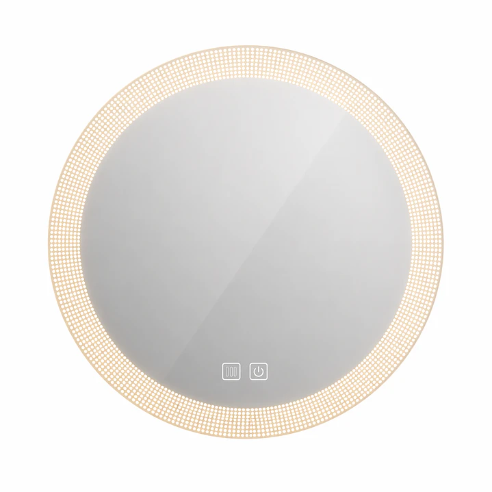 Espejo Luz Led 58X58 Redondo C/Aantiempañante Mod 05 FSIMP 1