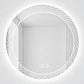 Espejo Luz Led 58X58 Redondo C/Aantiempañante Mod 05 FSIMP - Miniatura 1
