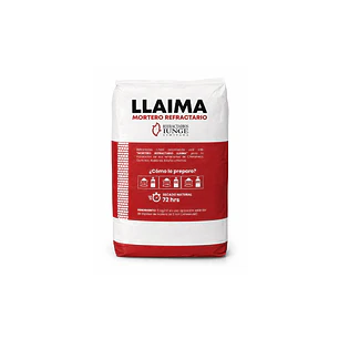 Mortero Llaima P/Refractario Bolsa 10KG