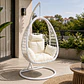 Mecedora Colgante Tipo Huevo Blanca 660X900X1150MM FSIMP - Miniatura 3
