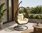 Mecedora Colgante Tipo Huevo Cafe 660X900X1150MM FSIMP - Miniatura 3