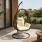 Mecedora Colgante Tipo Huevo Cafe 660X900X1150MM FSIMP - Miniatura 3