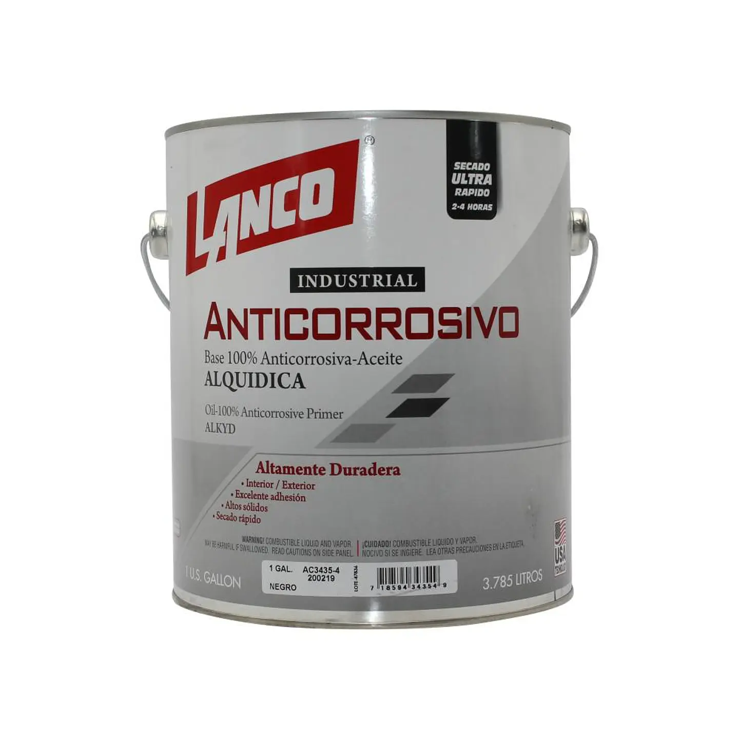 Anticorrosivo Indust Negro GL Lanco AC3435-4 1