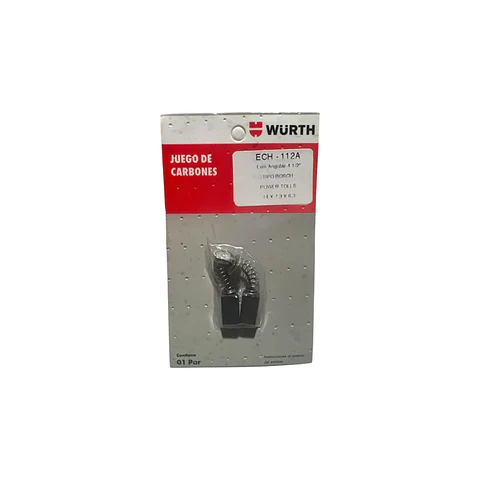Juego De Carbones Esmeril Angular Tipo Bosch ECH-112A Wurth