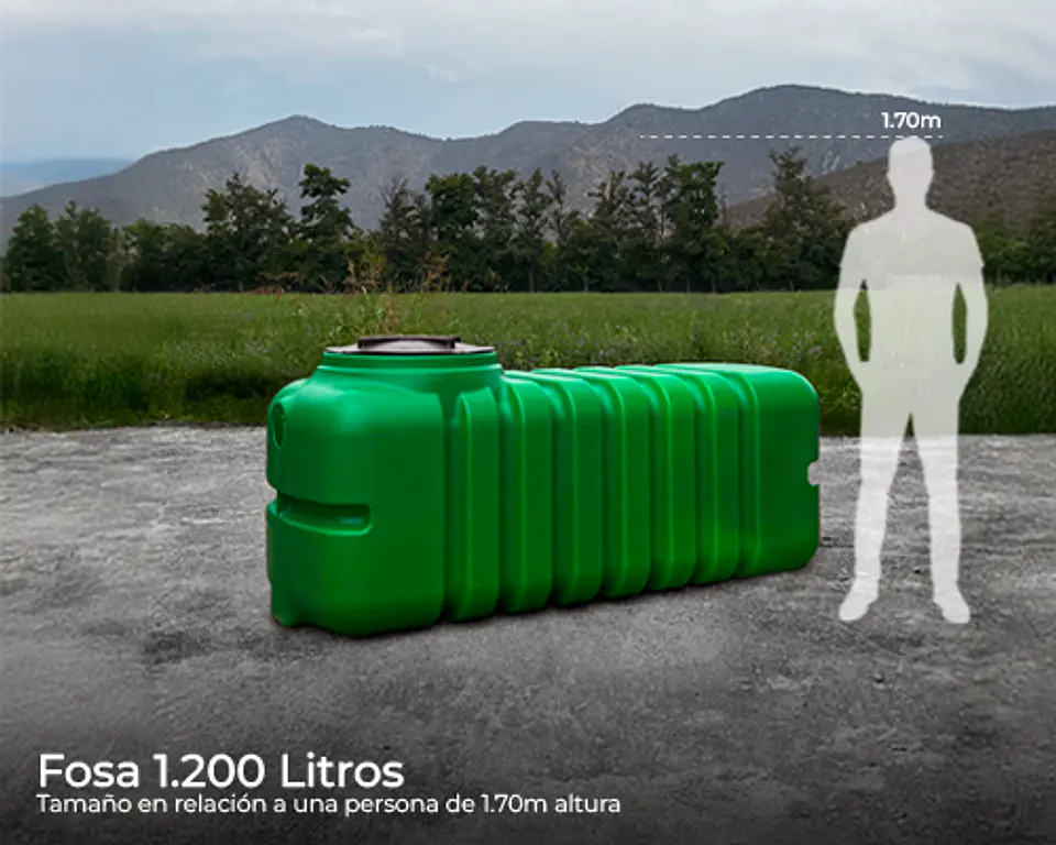 Fosa Septica 1200 lts Bioplastic 3