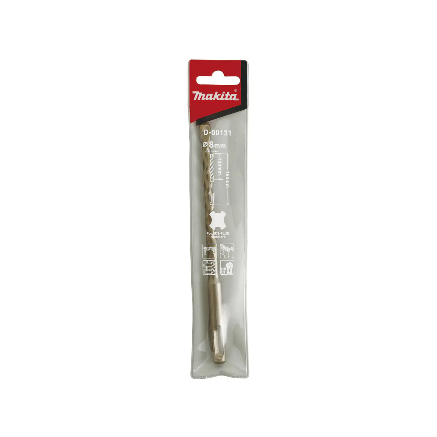 Broca SDS Plus 8X160MM D-00131 Makita 3