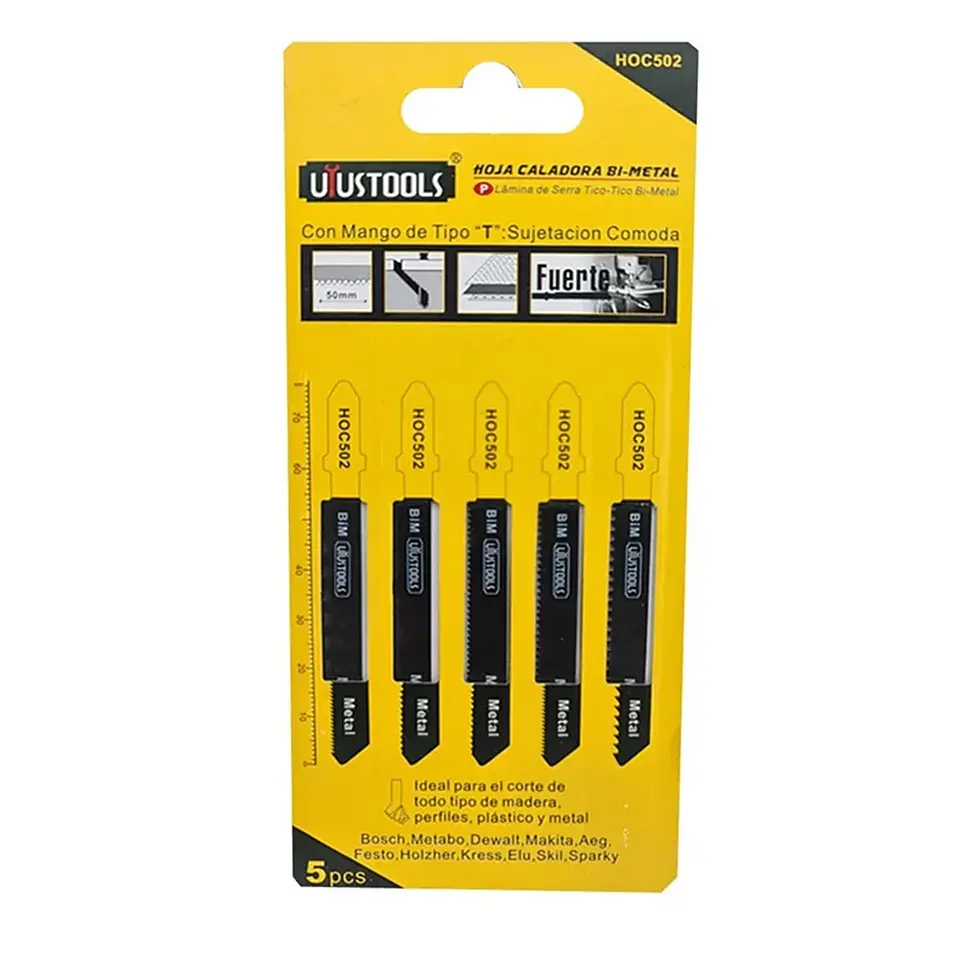Set 5 Hojas Sierra Caladora Para Metal HOC502 Uyus 1