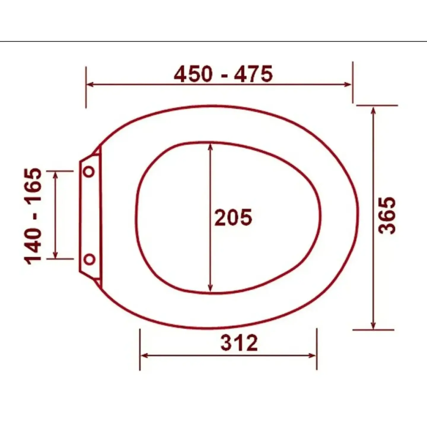 Tapa Asiento Para Inodoro Blanco Moderm TAUMM 3