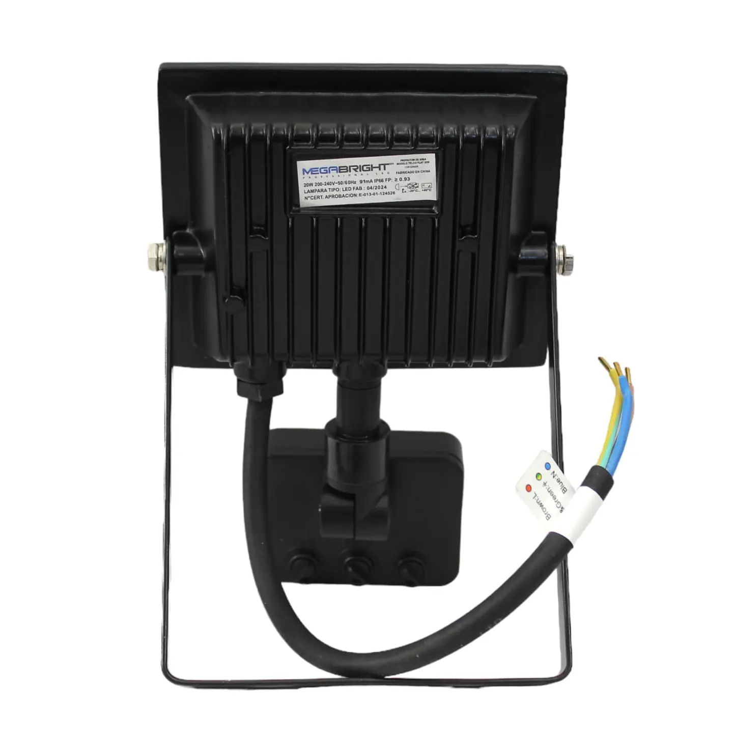 Proyector LED 20W 6000K Con Sensor Megabright 3070020 1