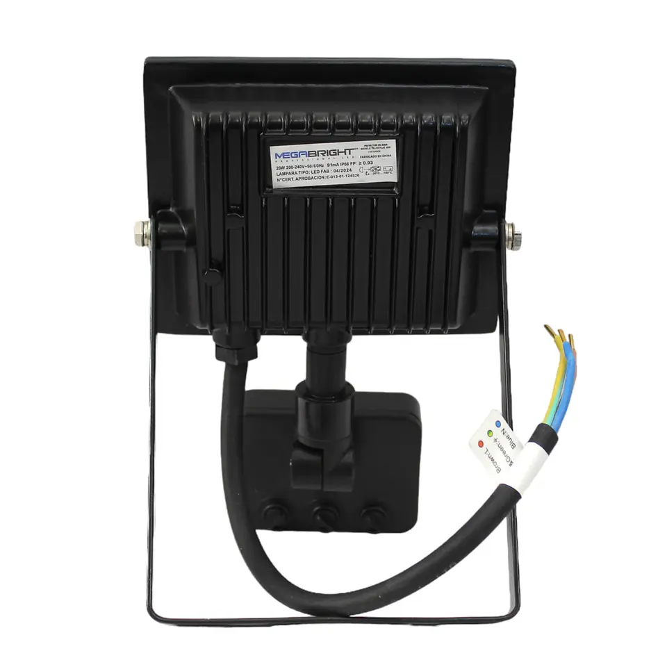 Proyector LED 20W 6000K Con Sensor Megabright 3070020 1