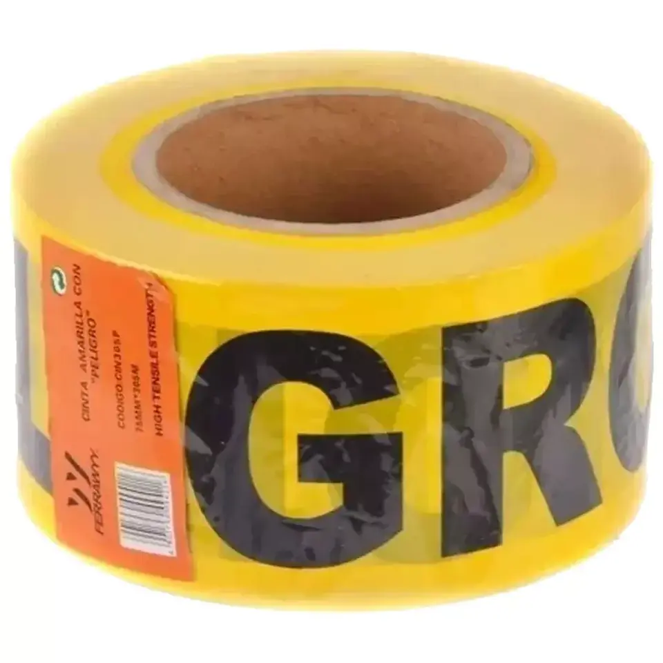Cinta Peligro Amarilla Negra 75MMX305MT Ferrawyy 1