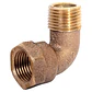 Codo Bronce HE-HI 1/2 Pulgada - Miniatura 1