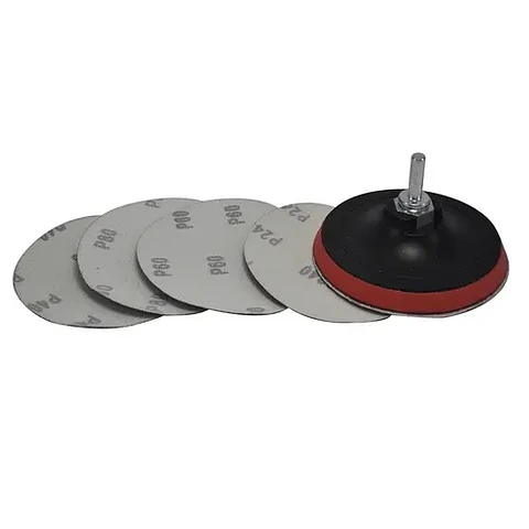 Disco Lija 115MM 5 Piezas Plato C/Velcro DP115J Uyus