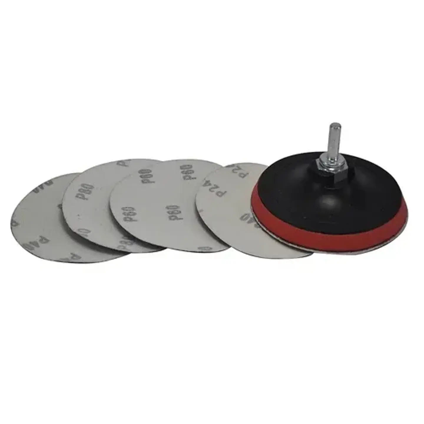 Disco Lija 115MM 5 Piezas Plato C/Velcro DP115J Uyus 1