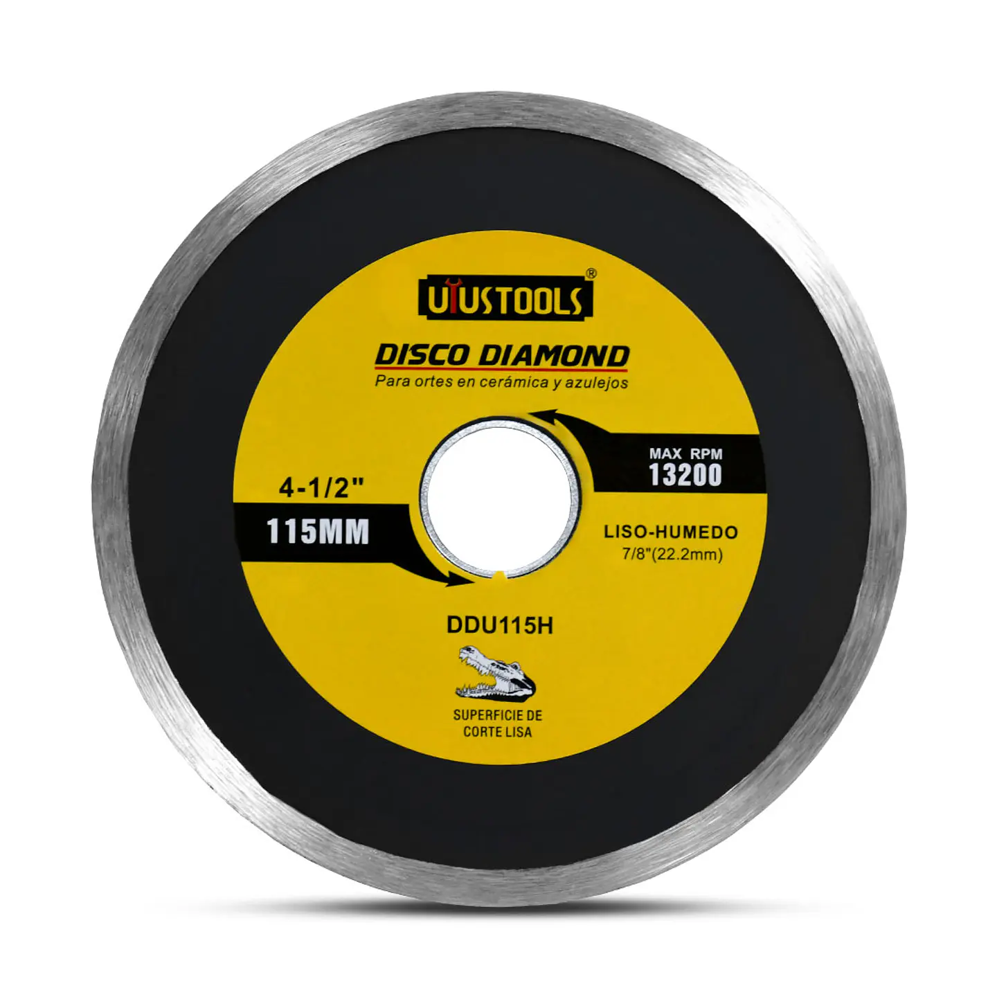 Disco Diamantado 4 1/2 Liso Humedo DDU115H Uyus 1