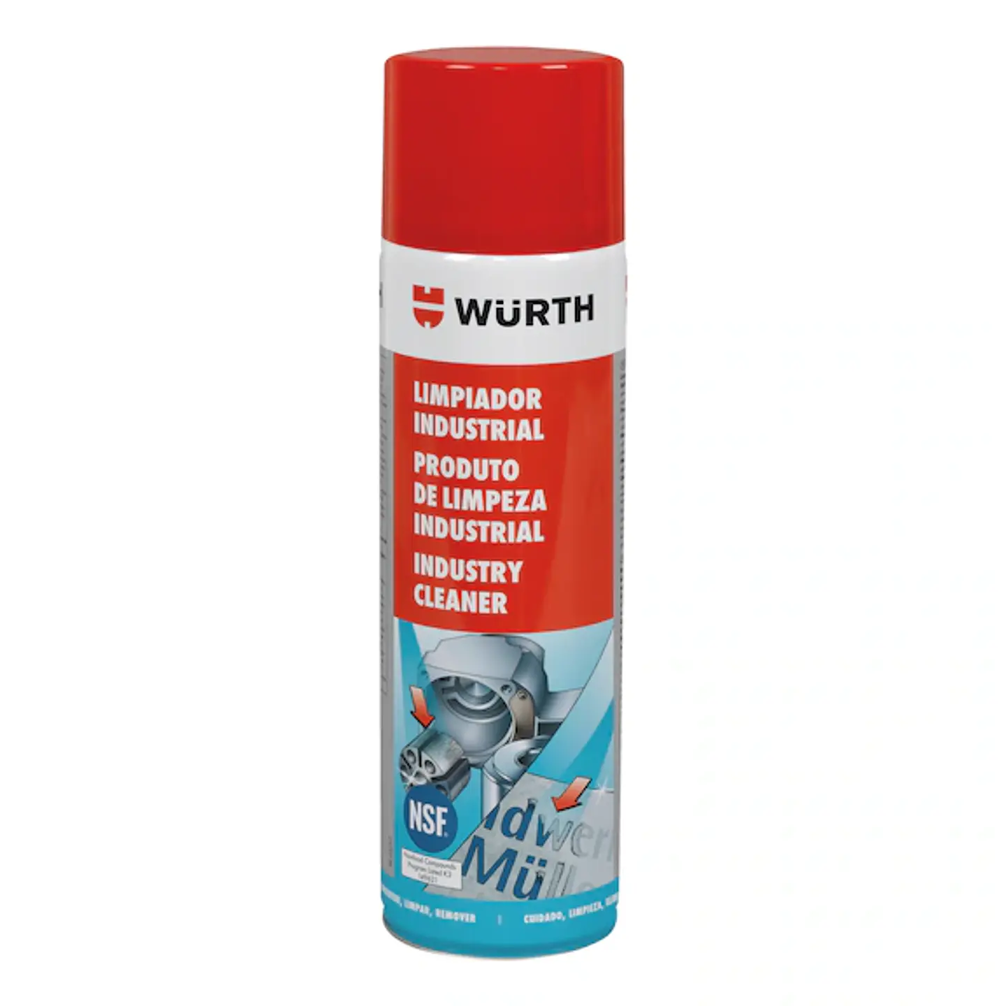 Desengrasante Industrial 500ML Wurth 1