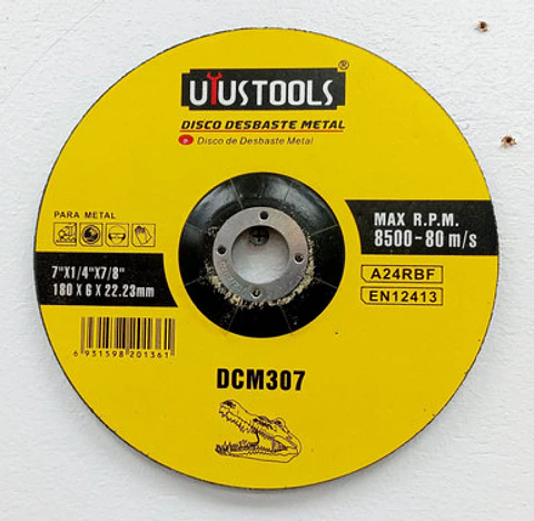 Disco Desbaste Metal 7 DCM307 Uyus