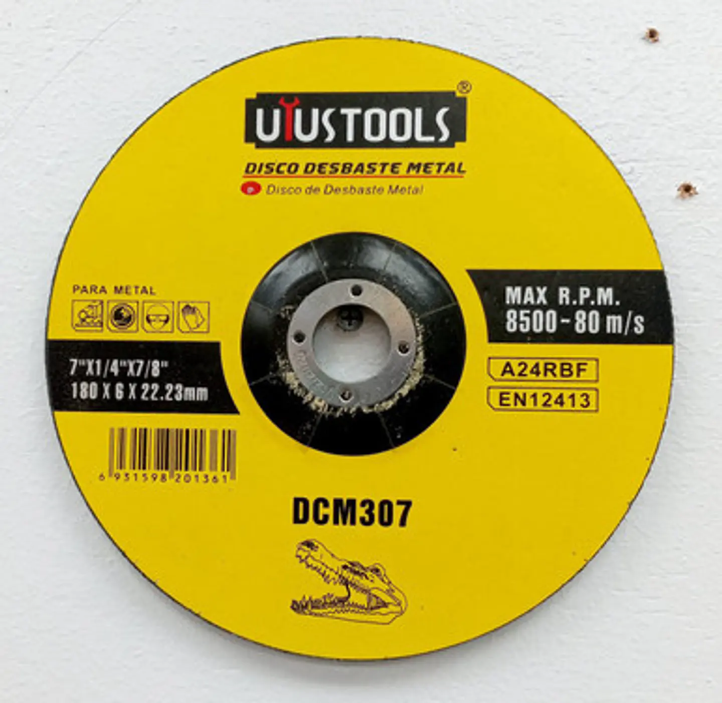 Disco Desbaste Metal 7 DCM307 Uyus 1