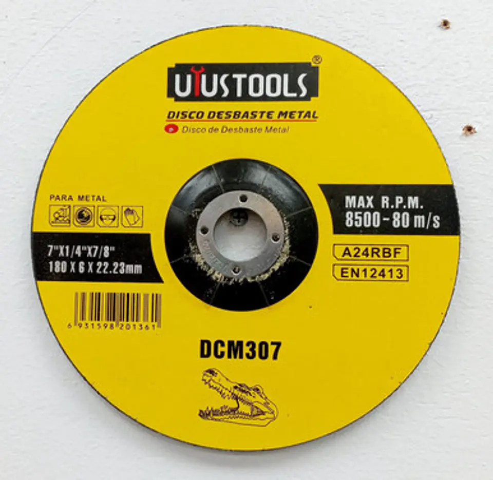 Disco Desbaste Metal 7 DCM307 Uyus 1