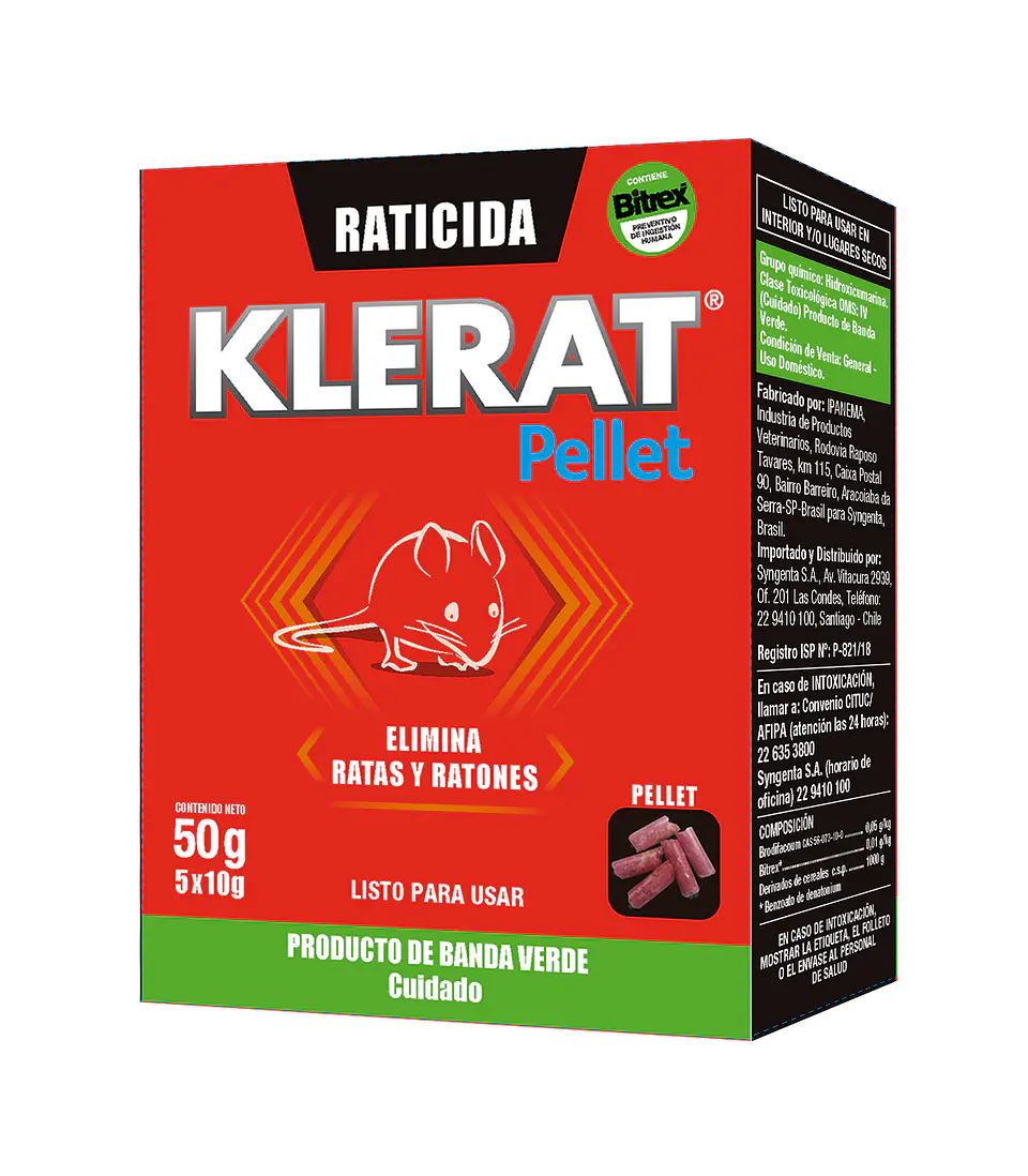 Veneno Klerat Pellet 50Grs 1