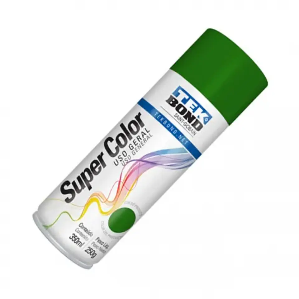 Pintura Spray Tekbond Uso Gral Verde 350ML 1