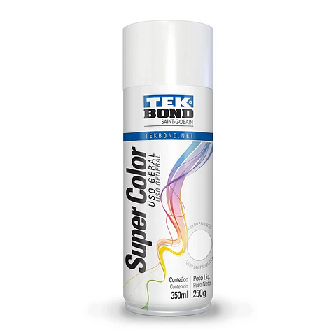 Pintura Spray Tekbond Uso Gral Blanco Mate 350ML