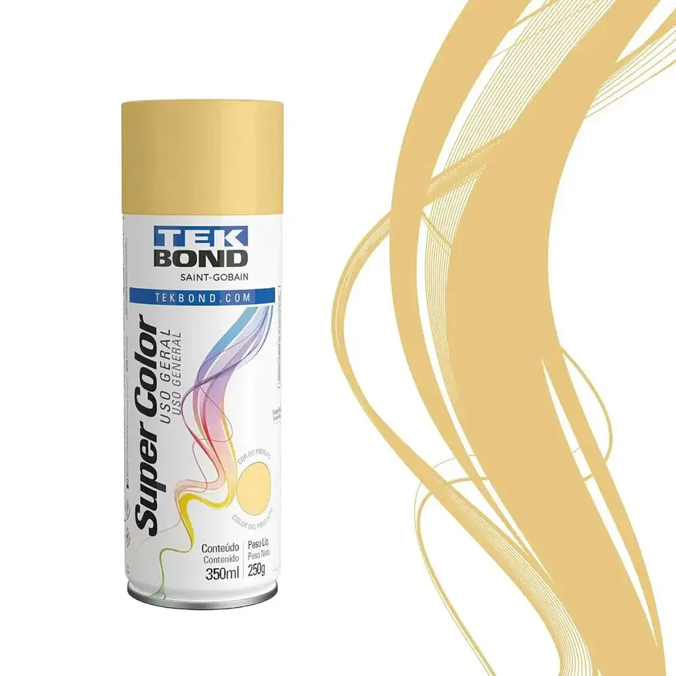 Pintura Spray Tekbond Uso Gral Beige 350ML 1