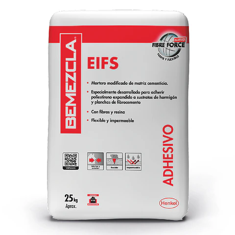 Bemezcla Adhesivo  Mortero EIFS 25KG