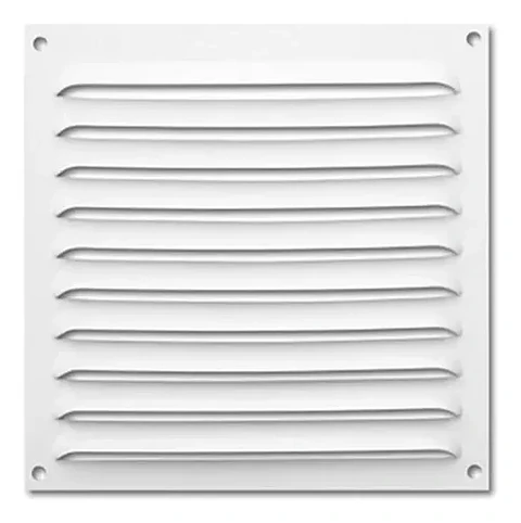 Ventilacion 20X20 Aluminio Esmaltado Blanco