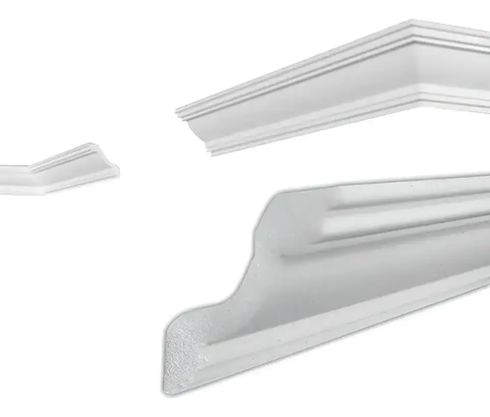 Moldura Plumavit EPS E40 45X45MM Bco 1