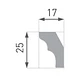 Moldura Plumavit EPS E2 25X17MM Bco - Miniatura 2