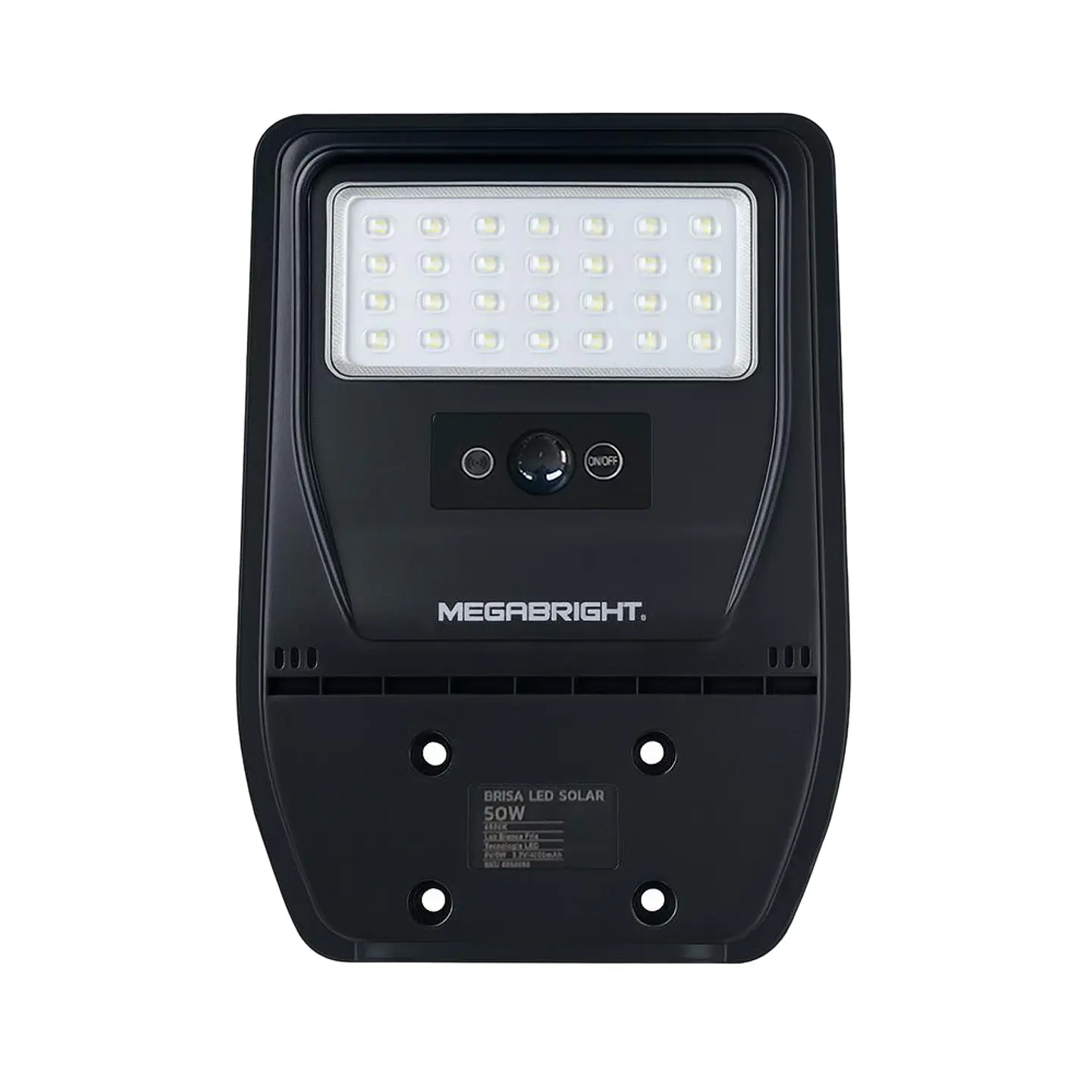 Luminaria Solar Brisa LED 50W Megabright LF6050050 3