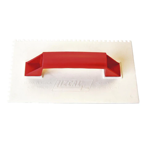 Llana Plastica Dentada Plastica 280X150MM 508LD Lizcal