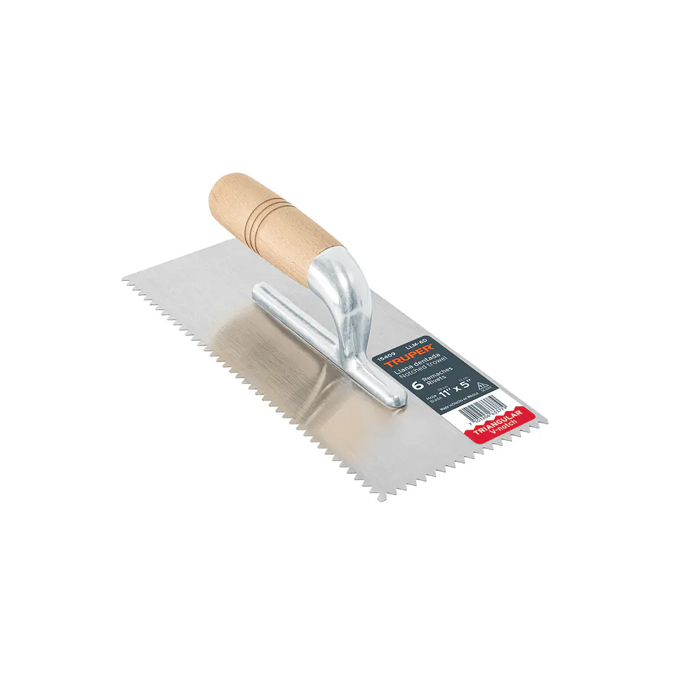 Llana Dentada Triangulo Truper LLM-6D 1