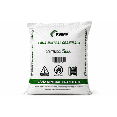Lana Mineral Granulada Bolsa 5KG FSIMP