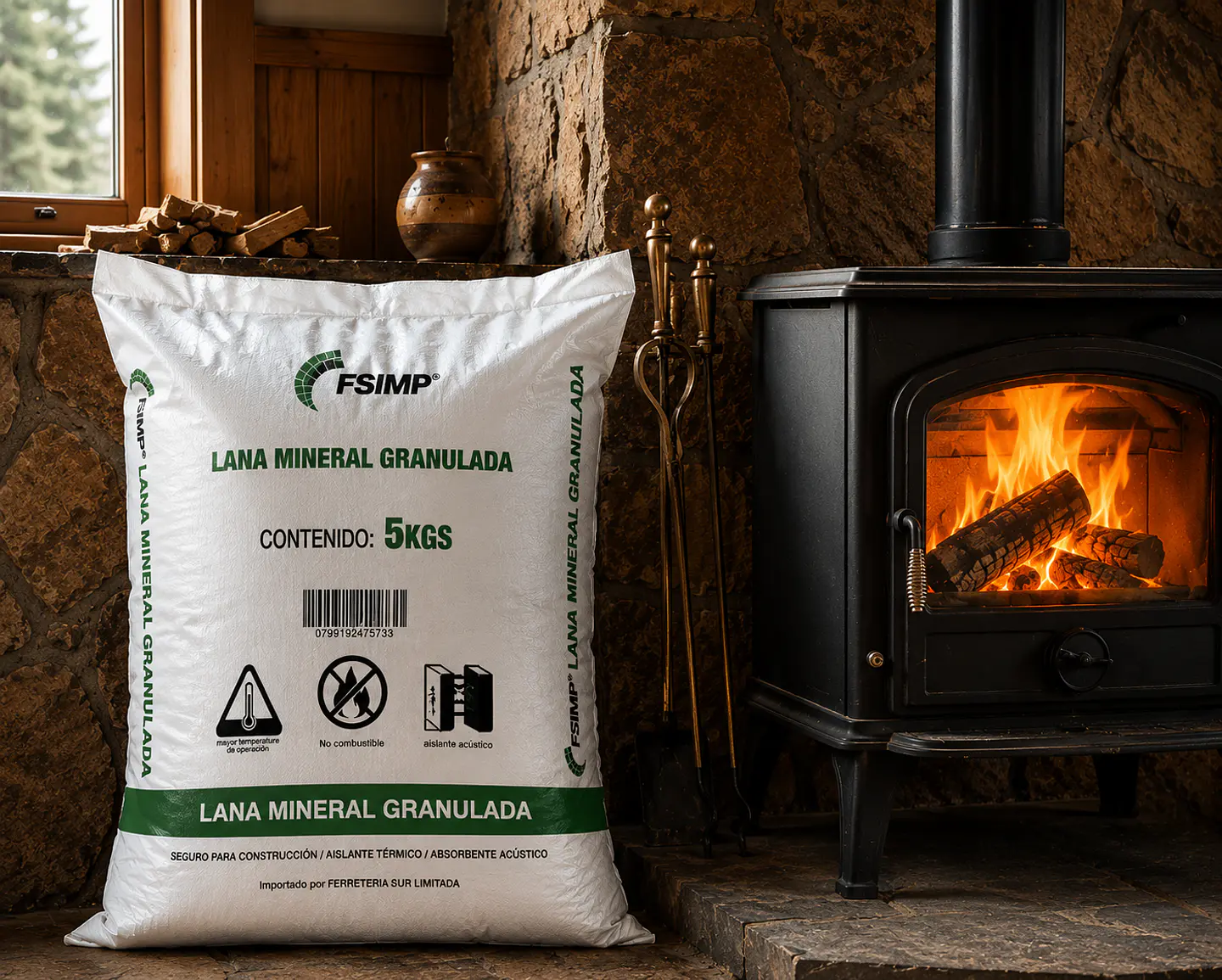 Lana Mineral Granulada Bolsa 5KG FSIMP 2