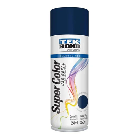 Pintura Spray Tekbond Uso Gral Azul Oscuro 350ML
