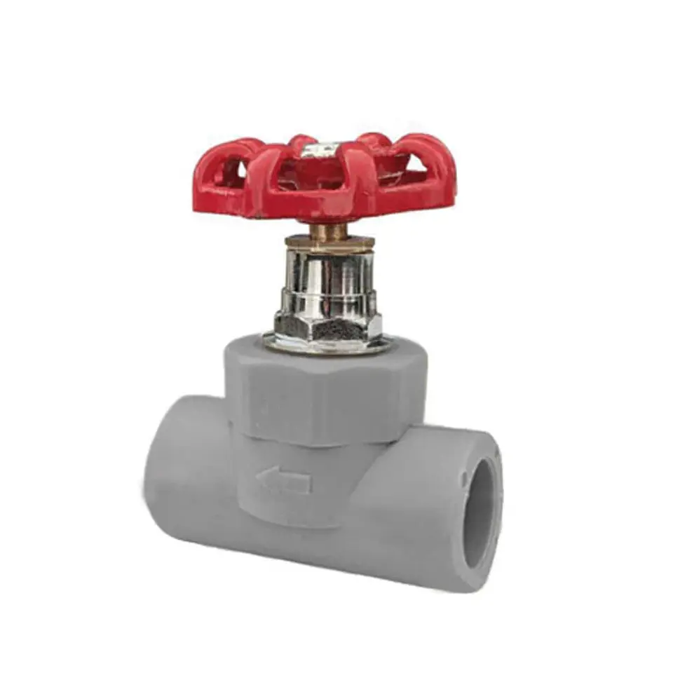 Llave De Paso PPR Metalica Manilla Roja/Azul 20MM 1