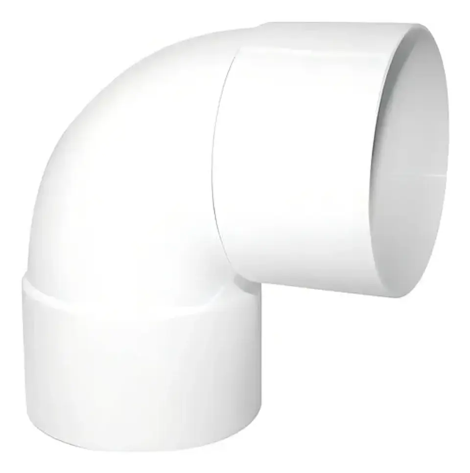 FH27 Codo Canaleta H-H 75X87 Blanca 1