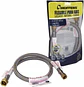 Flexible Gas HI HI 1/2X3/8 Hilo Izq 100CM Hoffens - Miniatura 2