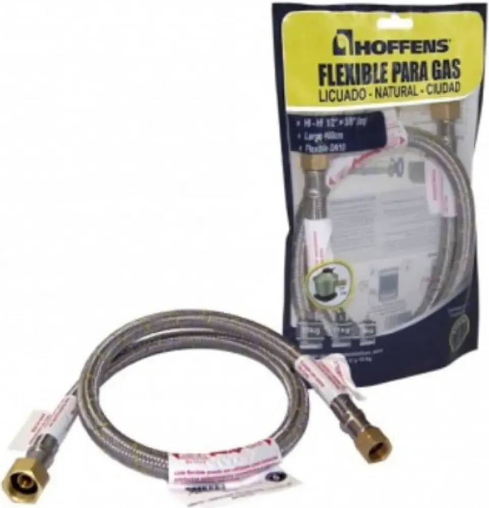 Flexible Gas HI HI 1/2X3/8 Hilo Izq 100CM Hoffens 2