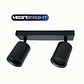 Foco Barra Sob. Doble GU-10 Negro P2 Megabright 3002435 - Miniatura 2