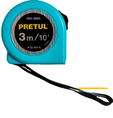 Huincha Medir 3MT PRO-3MEC Pretul