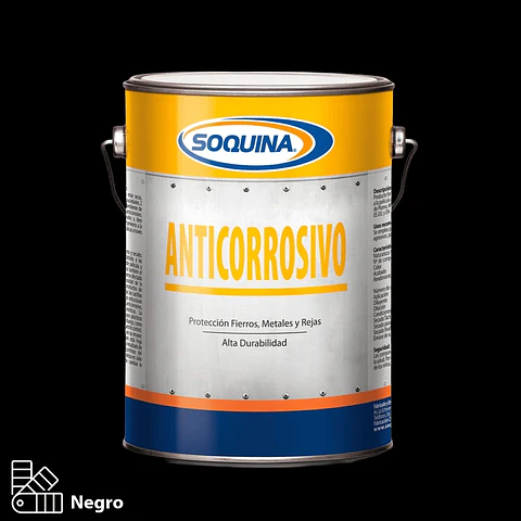 Anticorrosivo Soquina Negro GL