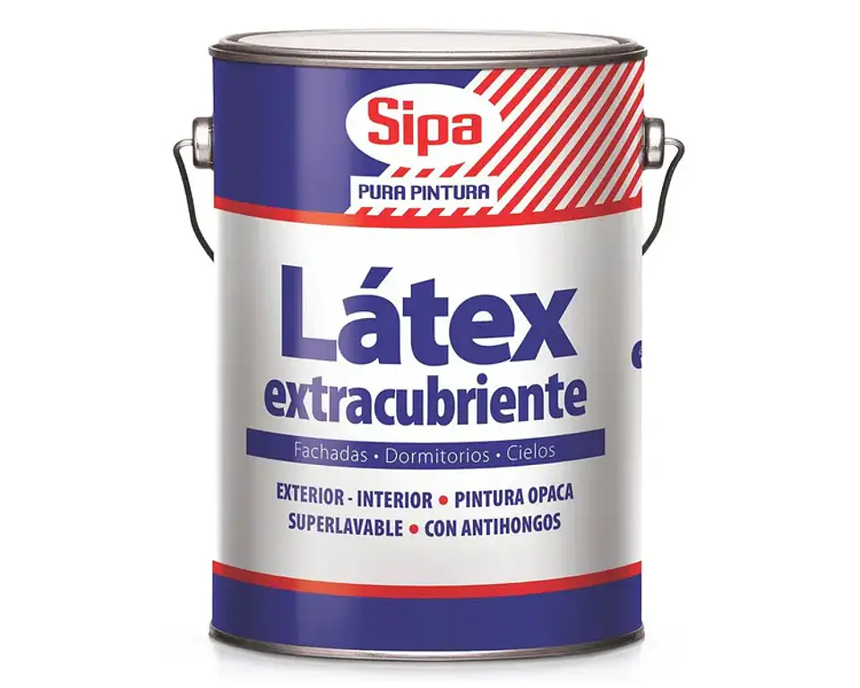 Latex Extracubriente Blanco Sipa 1