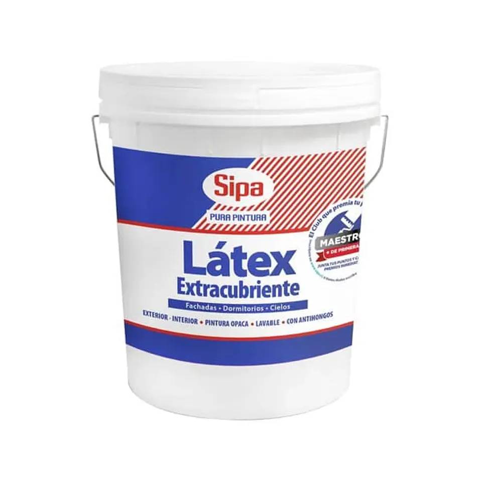 Latex Extracubriente Blanco Sipa Tineta 1
